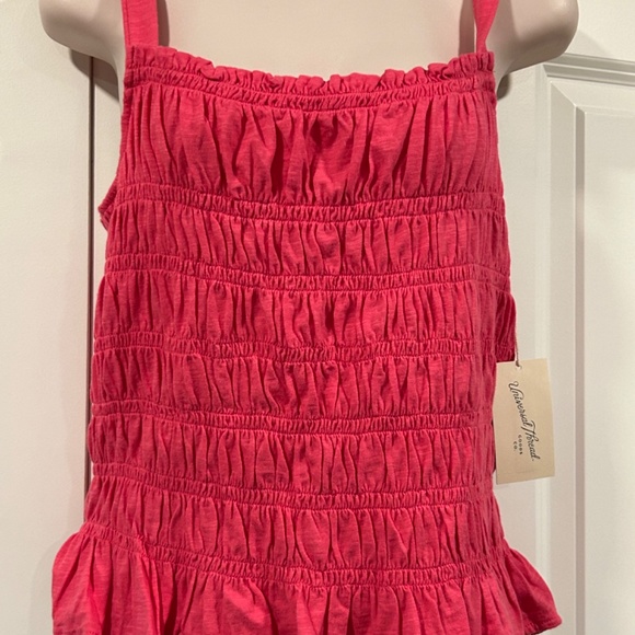 Universal Thread pink smocked tank top juniors xxl NEW - Picture 3 of 5